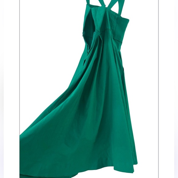 Anthropologie Maeve Square Neck Button Down Midi Dress NWOT FLAW* - Picture 8 of 10